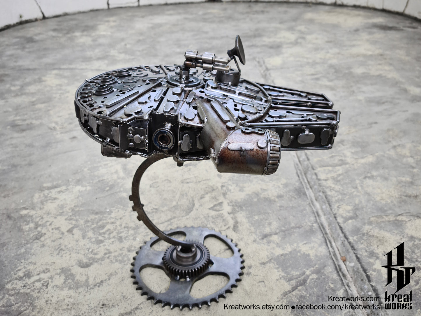 Light Freighter (medium item) / Recycle Metal Sustainable Sculpture Art