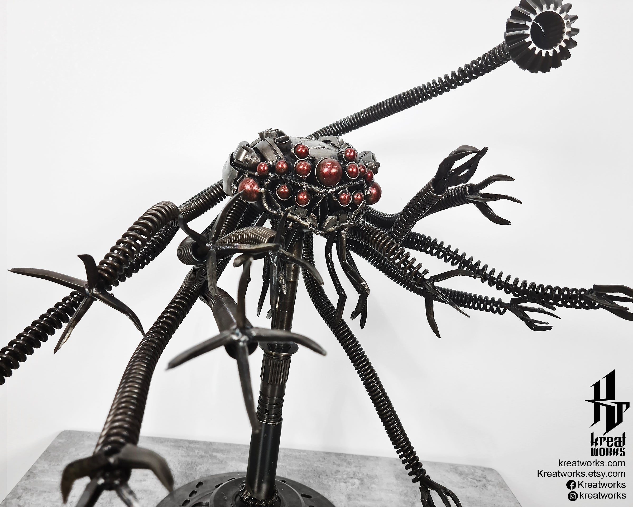 Recycled Metal Giant Squid Robot Sculpture / Recycle Metal Sustainable ...