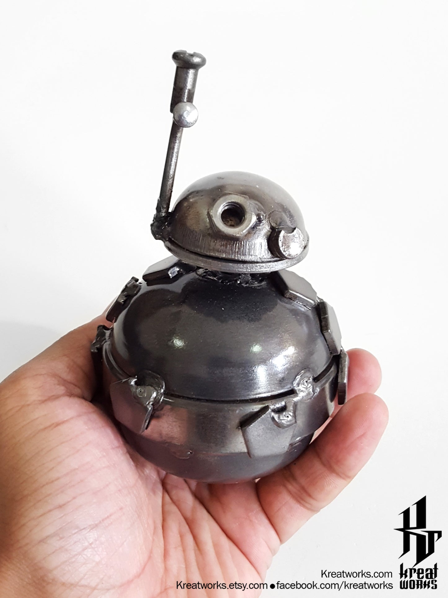 Little Droid (small item) / Recycle Metal Sustainable Sculpture Art